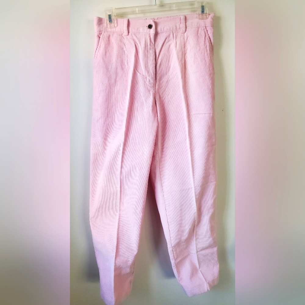 Vintage Women’s L.L. Bean Light Pink Courderoy Pants - 4, 4P, 4T